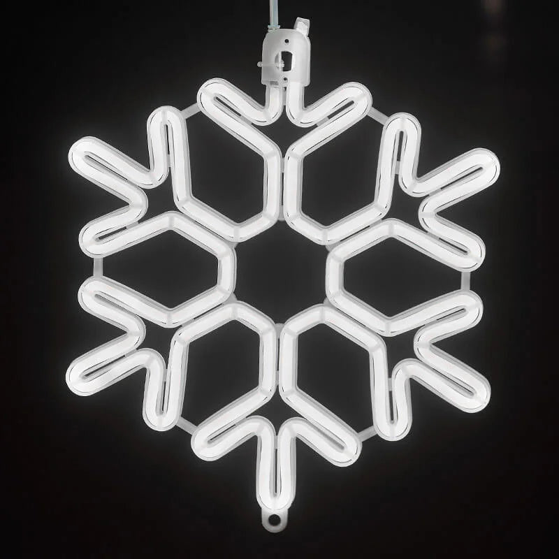 SchneeLicht: Wasserdichte LED-Leuchte mit Schneeflocken-Effekt für festliche Beleuchtung
