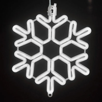 SchneeLicht: Wasserdichte LED-Leuchte mit Schneeflocken-Effekt für festliche Beleuchtung