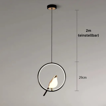 Künstlerische Von Vögeln Inspirierte Pendelleuchten