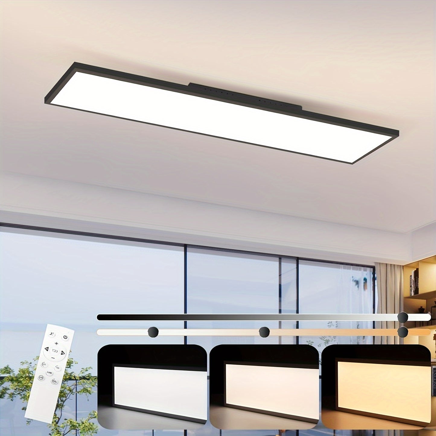Moderne Flächenbündige LED Deckenleuchte