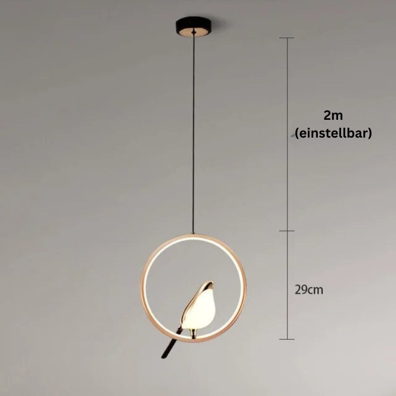 Künstlerische Von Vögeln Inspirierte Pendelleuchten