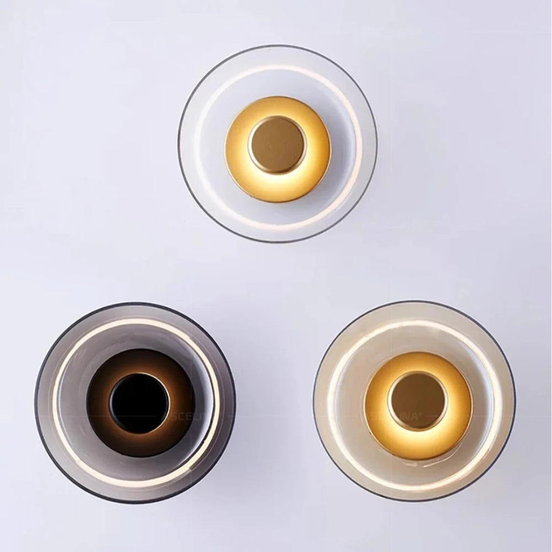 Moderne Halo LED-Wandleuchte