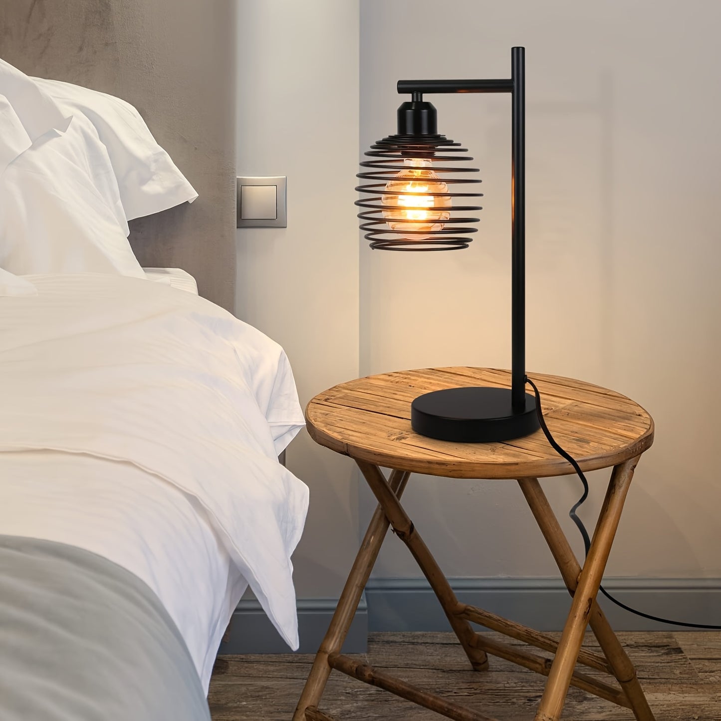 Verstellbare Retro Industrie Tischlampe