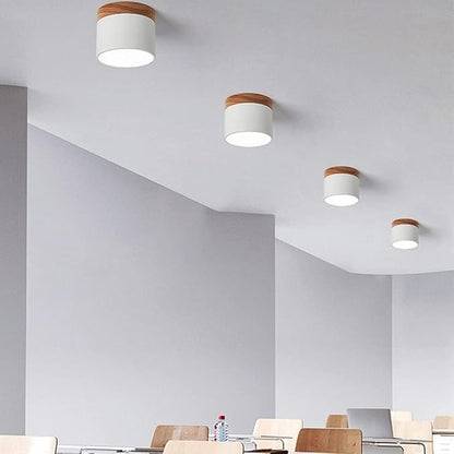 Schlanke Skandinavische LED Spotlight Deckenleuchte