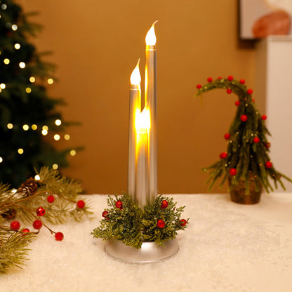 Festlich Dekorative LED-Weihnachts Kerzenleuchter