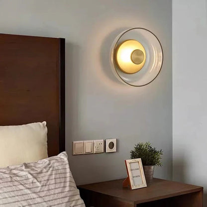 Moderne Halo LED-Wandleuchte