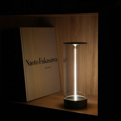 Kabellose LED Zylinderlampe mit Touch Steuerung