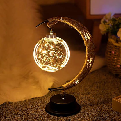 Vom Mond Inspirierte LED Tischlampe Mit Touch-Aktivierung