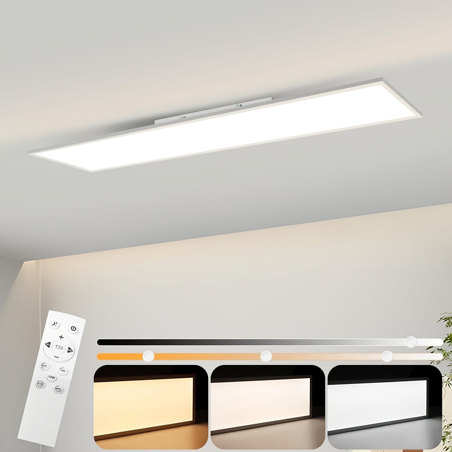 Moderne Flächenbündige LED Deckenleuchte