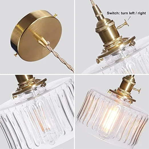 KristallAnhänger: Elegante Glas-Pendelleuchte mit zeitlosem Kristall-Entwurf