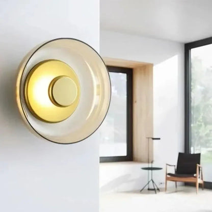 Moderne Halo LED-Wandleuchte