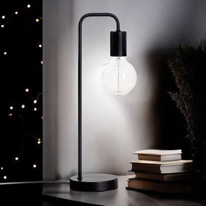 Gebogene Vintage Tischlampe