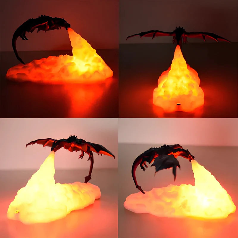 Mythischer Drache Inspirierte LED Tischlampe