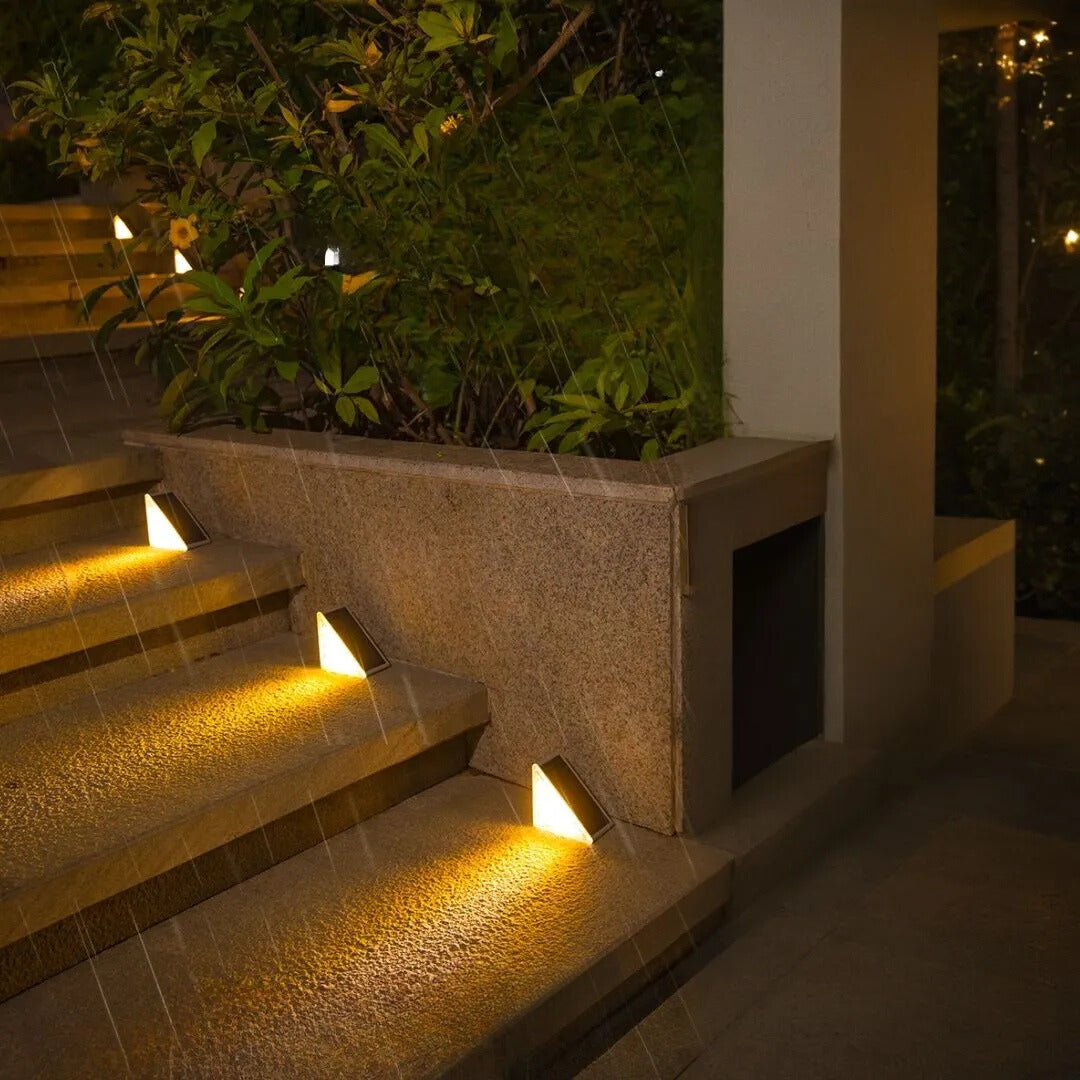 Solarbetriebene LED Treppenlichter