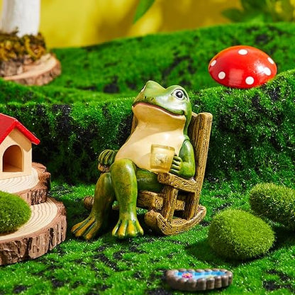 FroschLeuchte: Verspielte Gartenlampe in Froschform