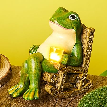 FroschLeuchte: Verspielte Gartenlampe in Froschform