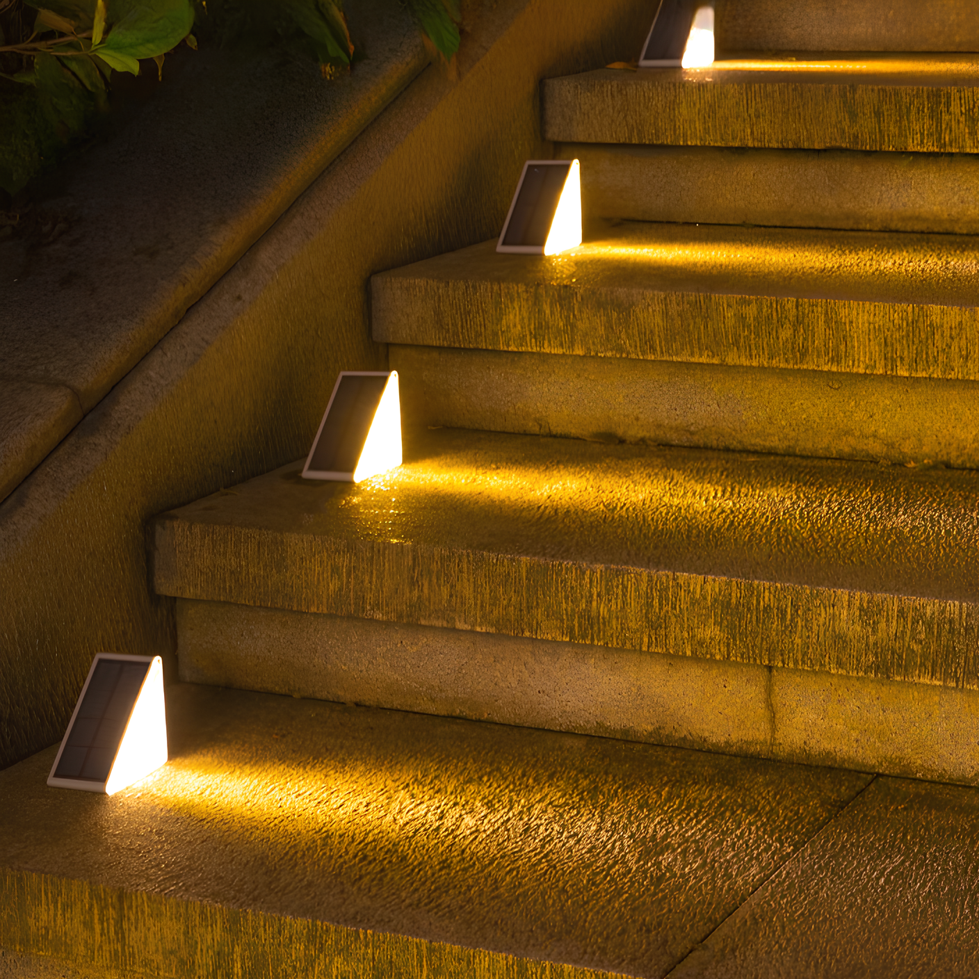 Solarbetriebene LED Treppenlichter