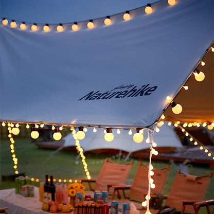 Solarbetriebene LED Weihnachts Lichterkette