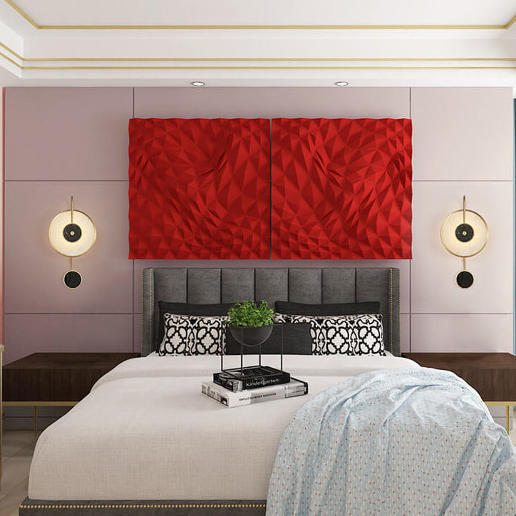 Nordische Wandleuchte Mit LED Licht Und Uhrendesign