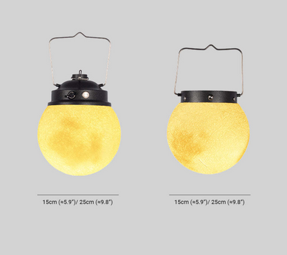 Vom Mond Inspirierte Solar-LED-Gartenlampe