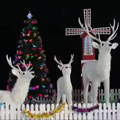 Lebensgroße Rentier Weihnachtsdekoration