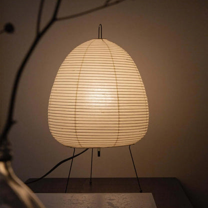 LumiBiegung: Tischlampe aus Washi-Papier mit Sanftem, Diffusen Lichtschein