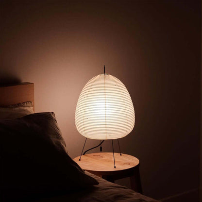 LumiBiegung: Tischlampe aus Washi-Papier mit Sanftem, Diffusen Lichtschein