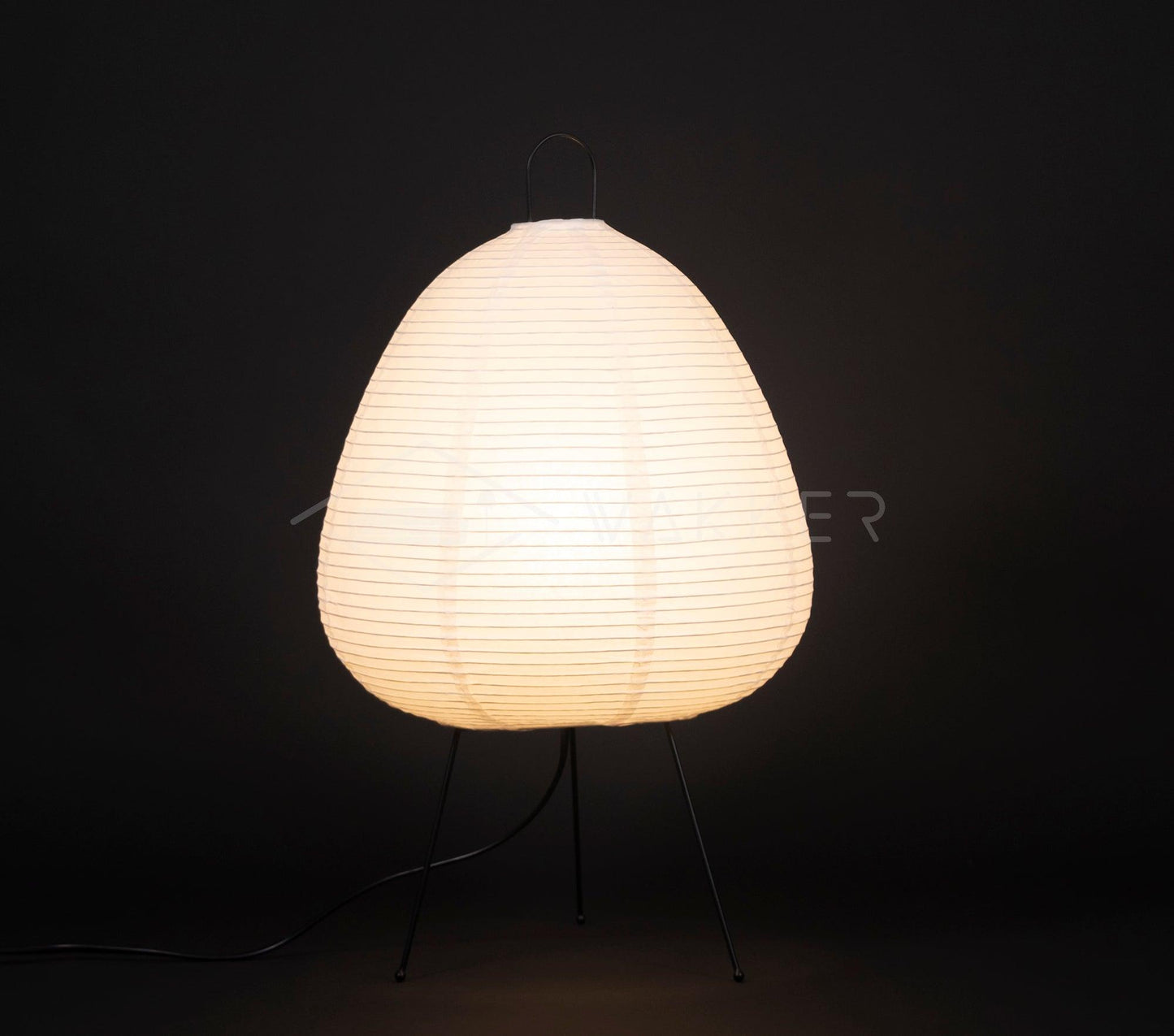 LumiBiegung: Tischlampe aus Washi-Papier mit Sanftem, Diffusen Lichtschein