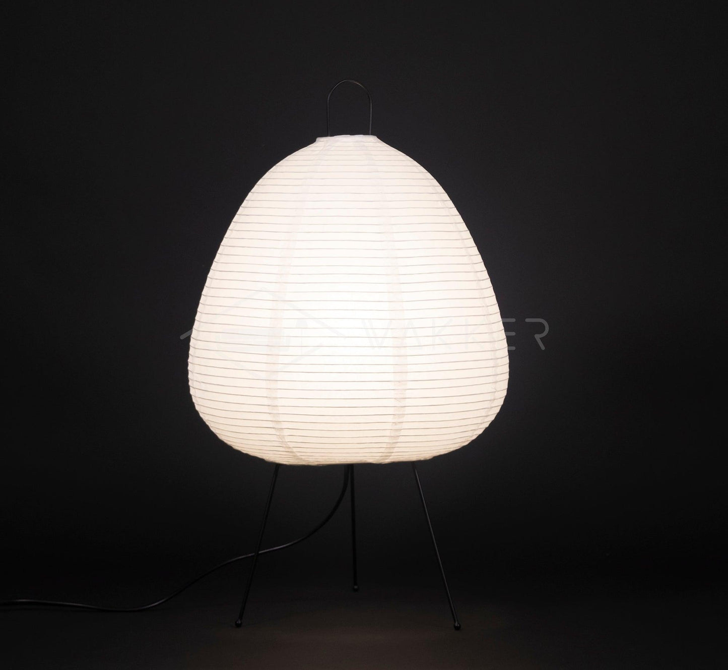 LumiBiegung: Tischlampe aus Washi-Papier mit Sanftem, Diffusen Lichtschein
