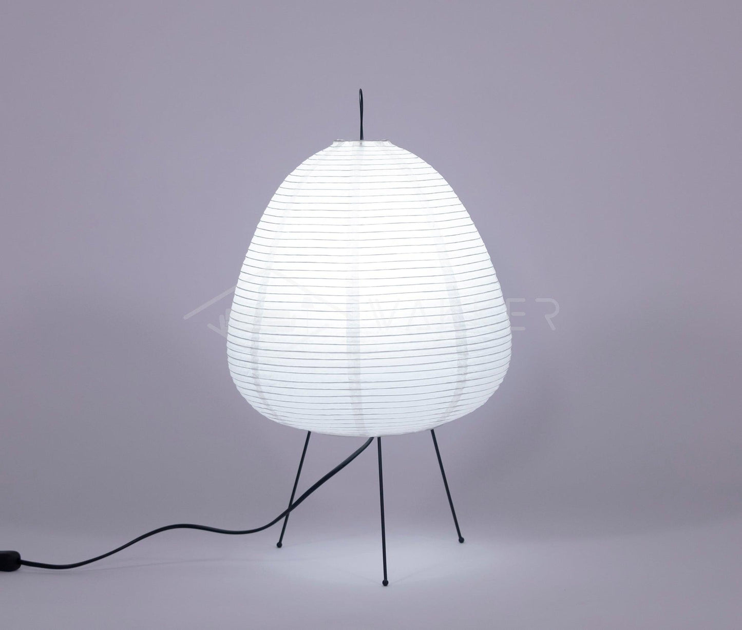 LumiBiegung: Tischlampe aus Washi-Papier mit Sanftem, Diffusen Lichtschein