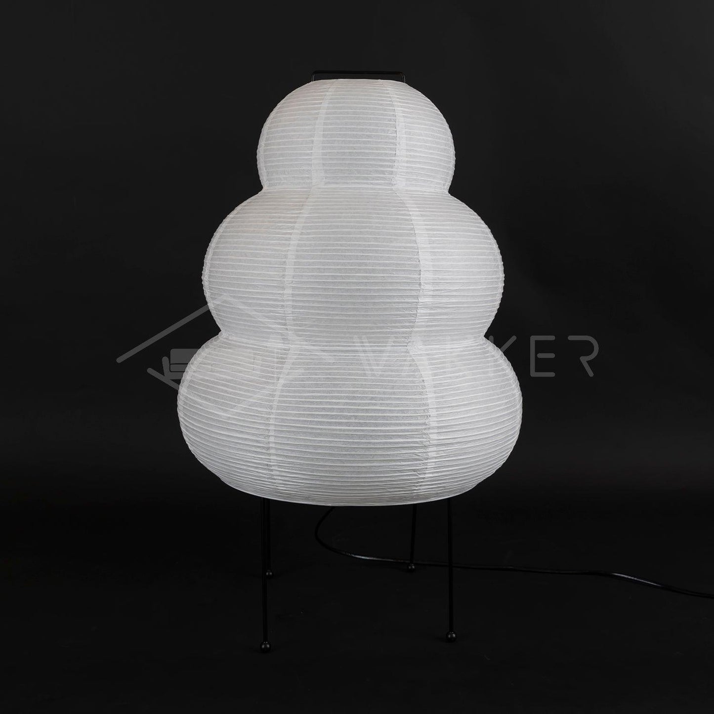 LumiBiegung: Tischlampe aus Washi-Papier mit Sanftem, Diffusen Lichtschein