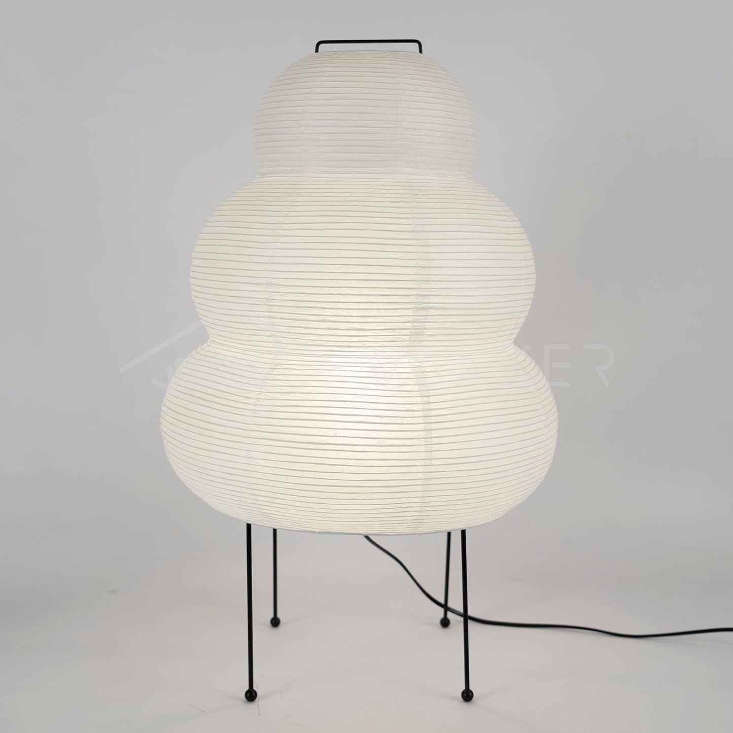 LumiBiegung: Tischlampe aus Washi-Papier mit Sanftem, Diffusen Lichtschein