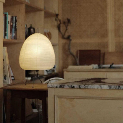 LumiBiegung: Tischlampe aus Washi-Papier mit Sanftem, Diffusen Lichtschein