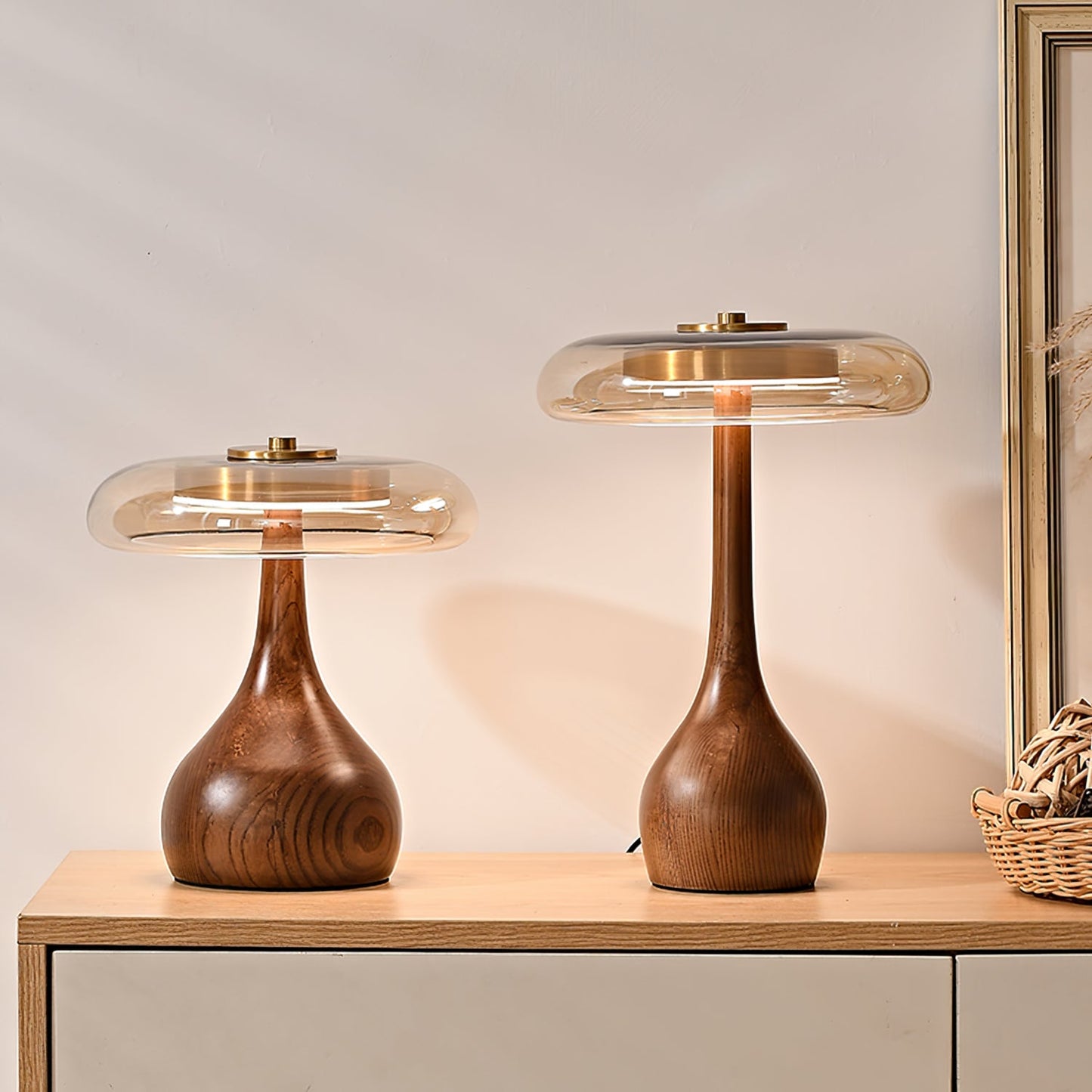 Minimalistische Vintage-Tischlampe