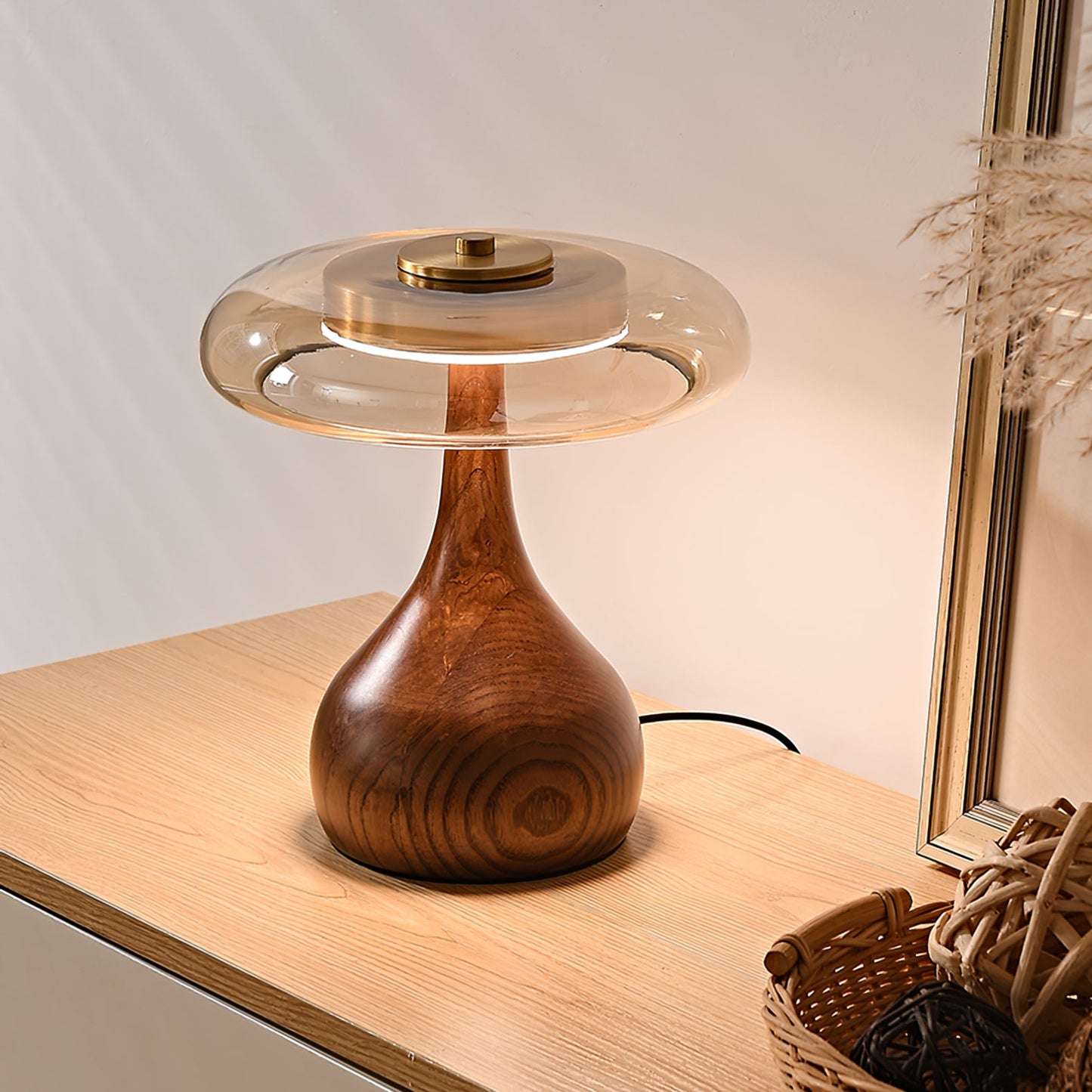 Minimalistische Vintage-Tischlampe