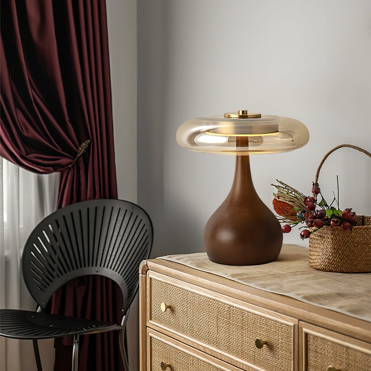 Minimalistische Vintage-Tischlampe