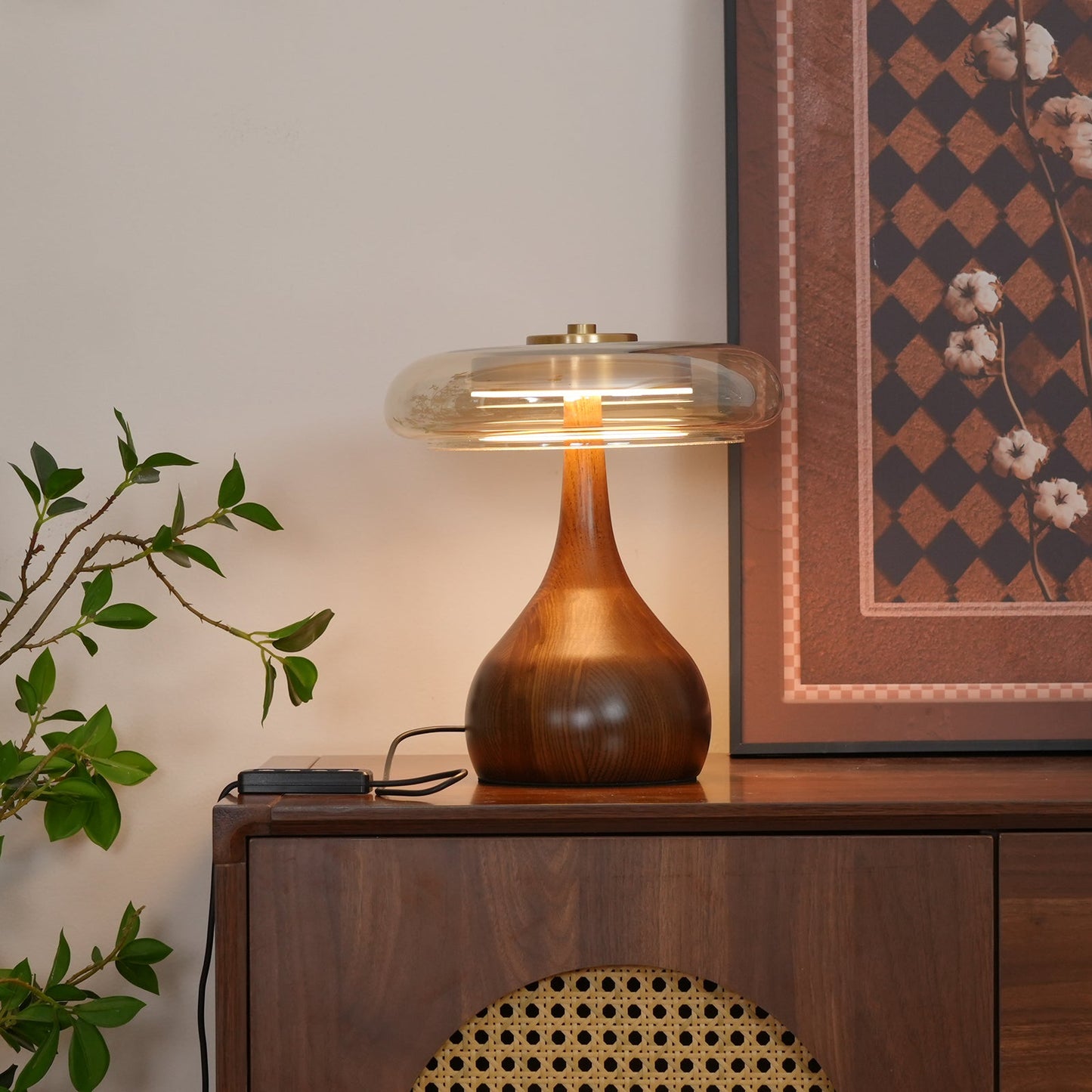 Minimalistische Vintage-Tischlampe