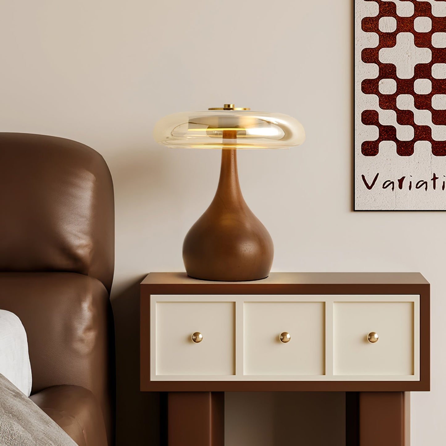 Minimalistische Vintage-Tischlampe