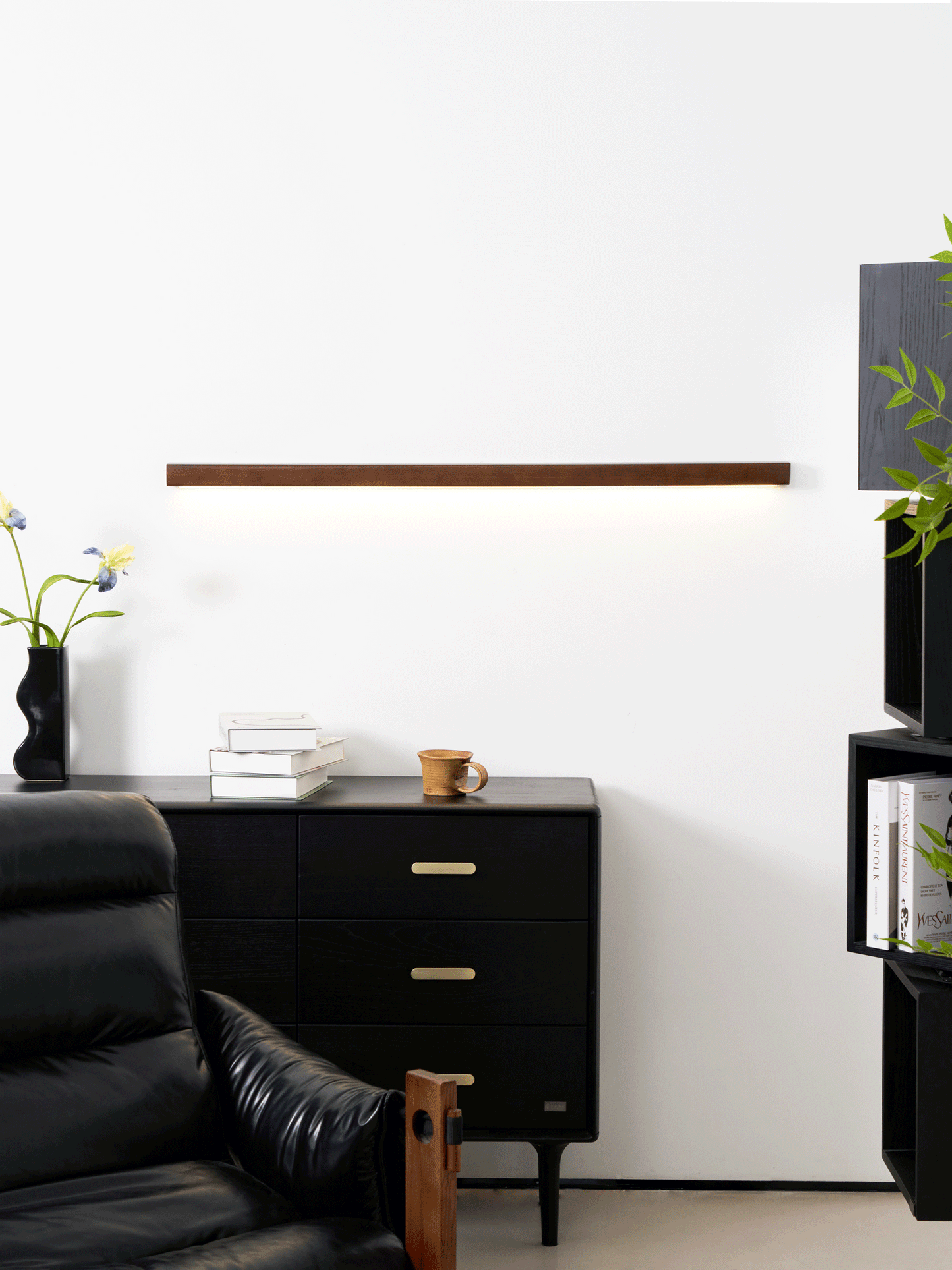 Moderne Schlanke LED Wandleuchte