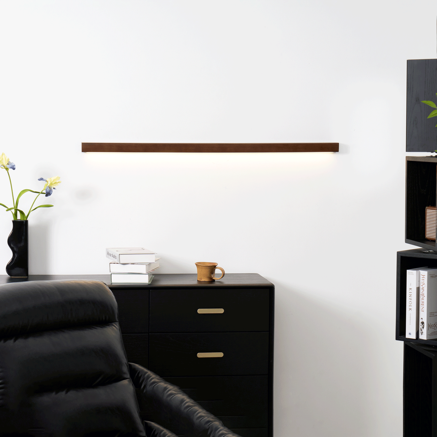 Moderne Schlanke LED Wandleuchte