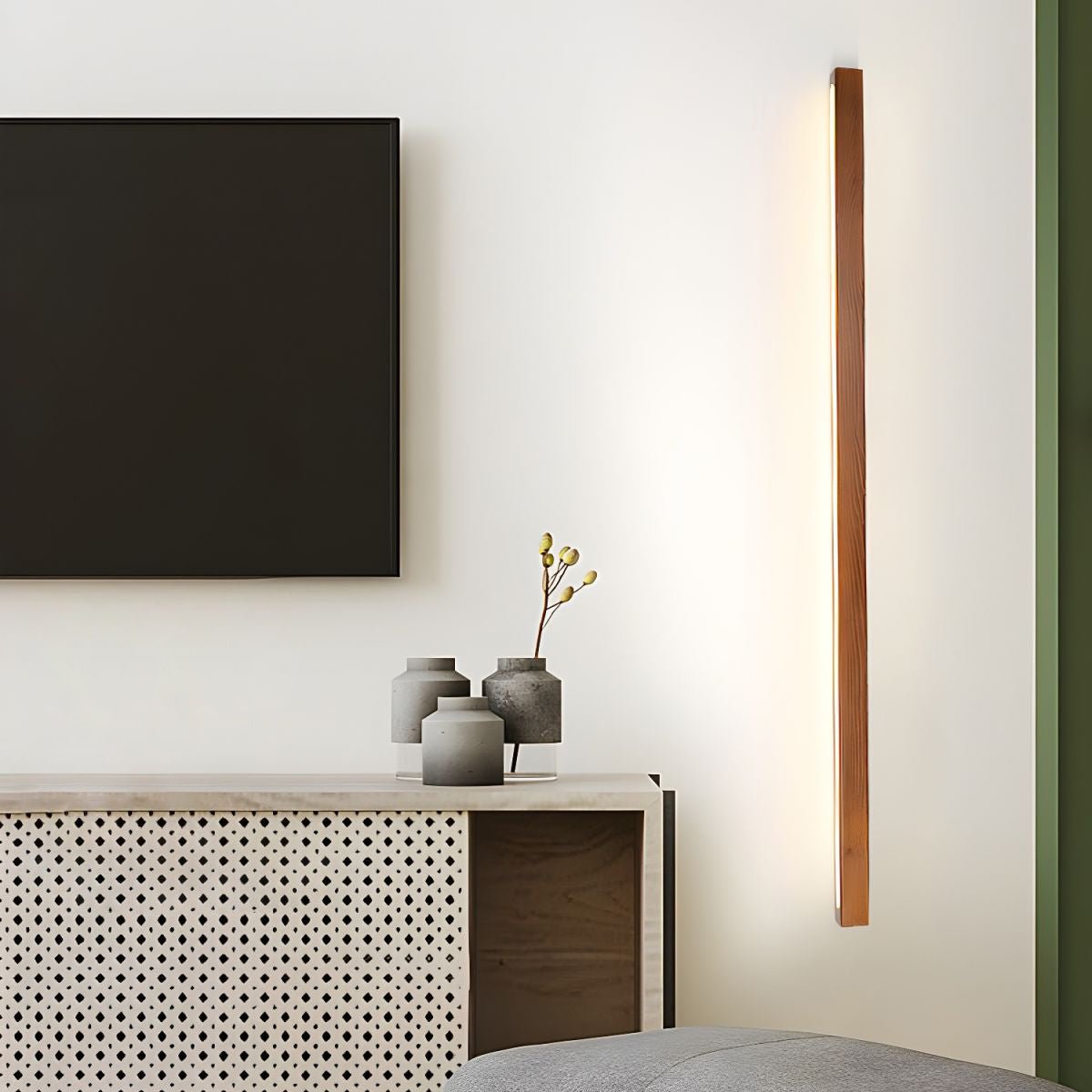 Moderne Schlanke LED Wandleuchte