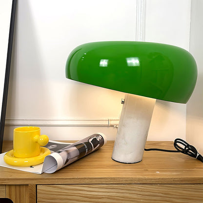 SteinLumina: Tischlampe mit Edlem Marmorsockel