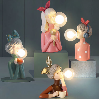 Moderne Eleganz Und Warme Beleuchtung Berühren Tischlampe