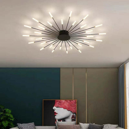 Schillernde Von Feuerwerk Inspirierte LED Deckenleuchte