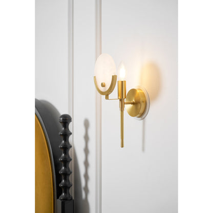 Minimalistische Wandleuchte Aus Messing