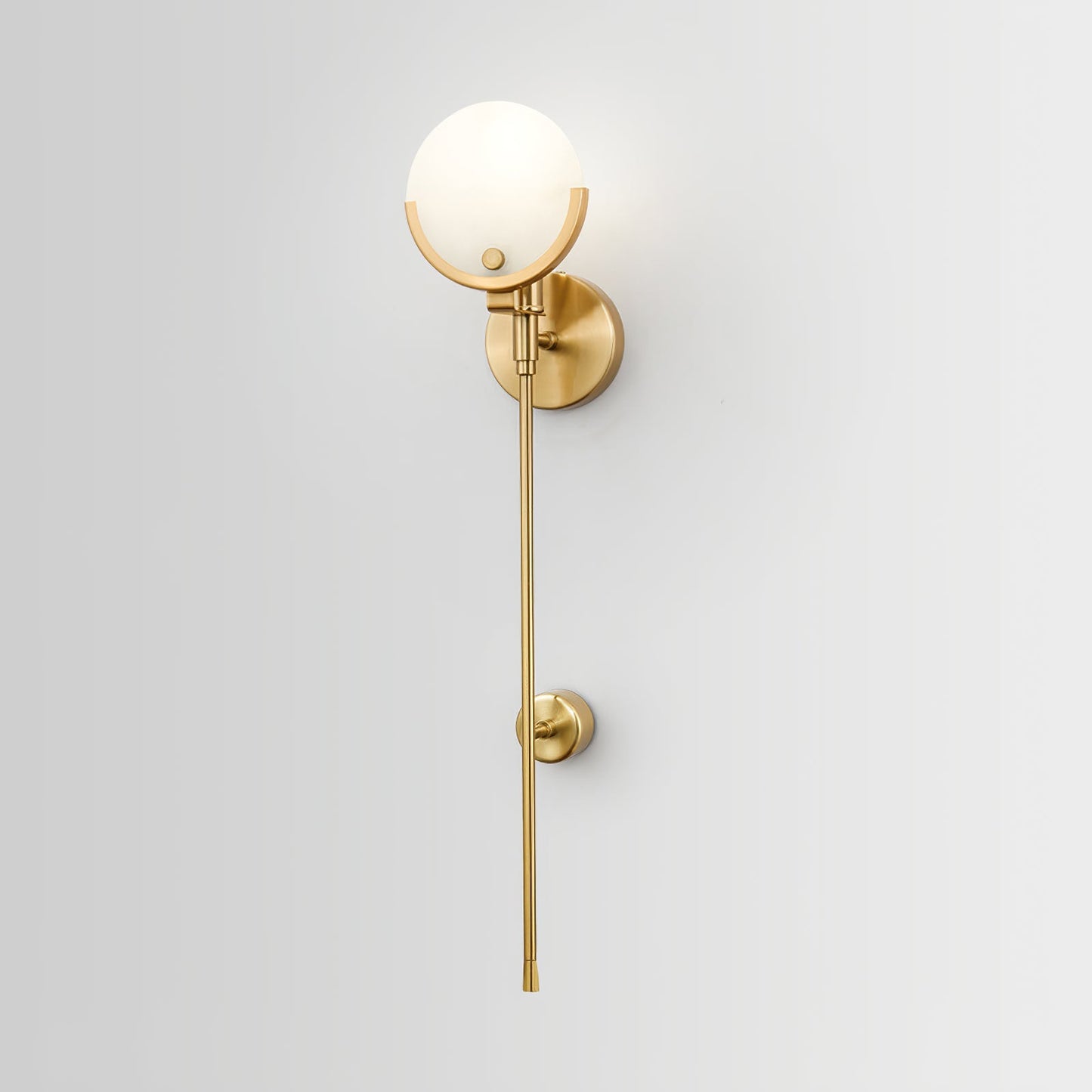 Minimalistische Wandleuchte Aus Messing