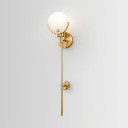 Minimalistische Wandleuchte Aus Messing