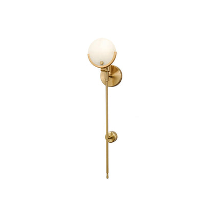 Minimalistische Wandleuchte Aus Messing