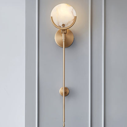 Minimalistische Wandleuchte Aus Messing