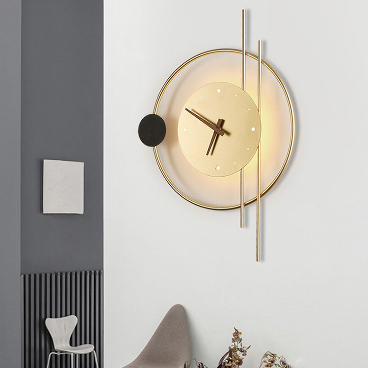 2-in-1 LED-Wanduhr und Wandleuchte